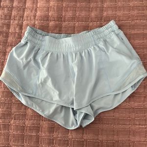 Size 6. Sky blue Lulu lemon shorts. 2.5 seam